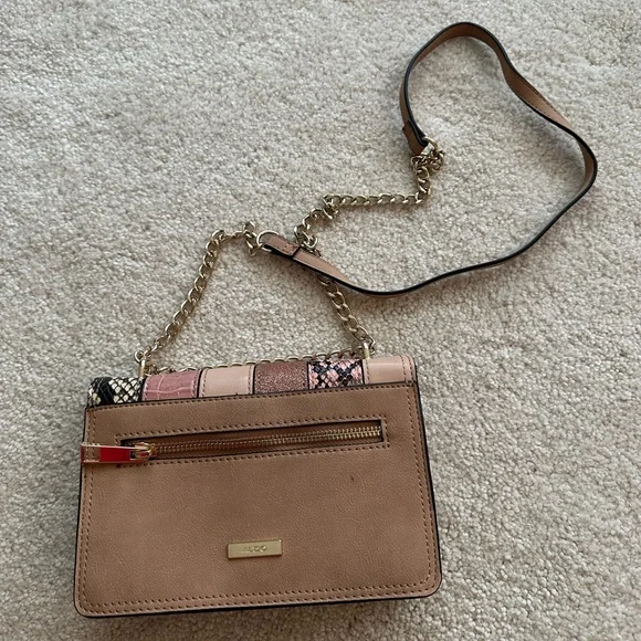 ALDO pink snakeskin clutch purse - Picture 4 of 7